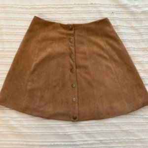Altar'd State Suede Mini Skirt